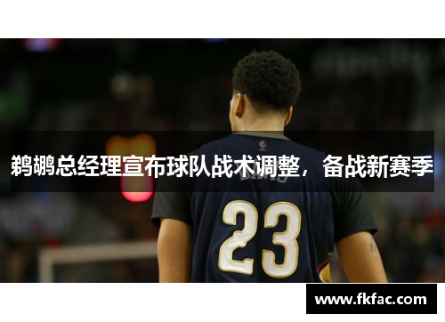 鹈鹕总经理宣布球队战术调整，备战新赛季